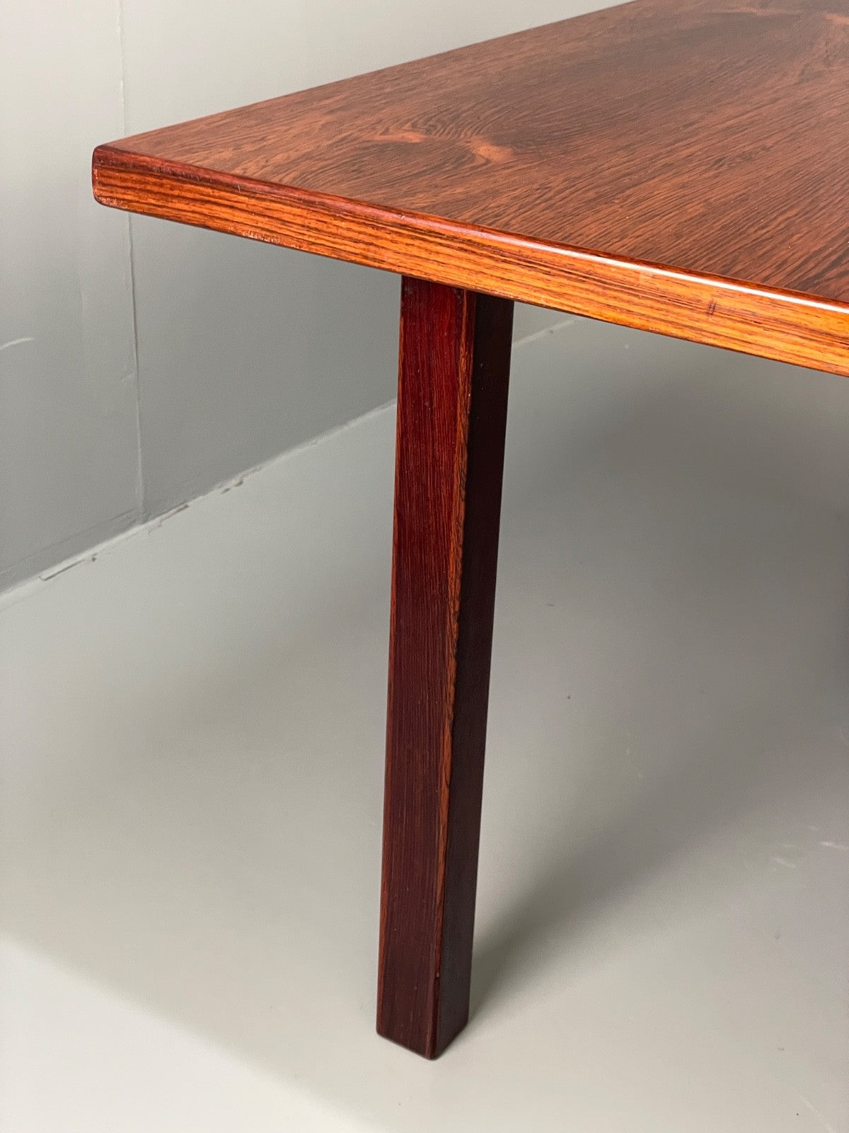 Vintage Square Coffee Table 1960s Swedish Mid Century Removable Leg EB11239 MWOO8