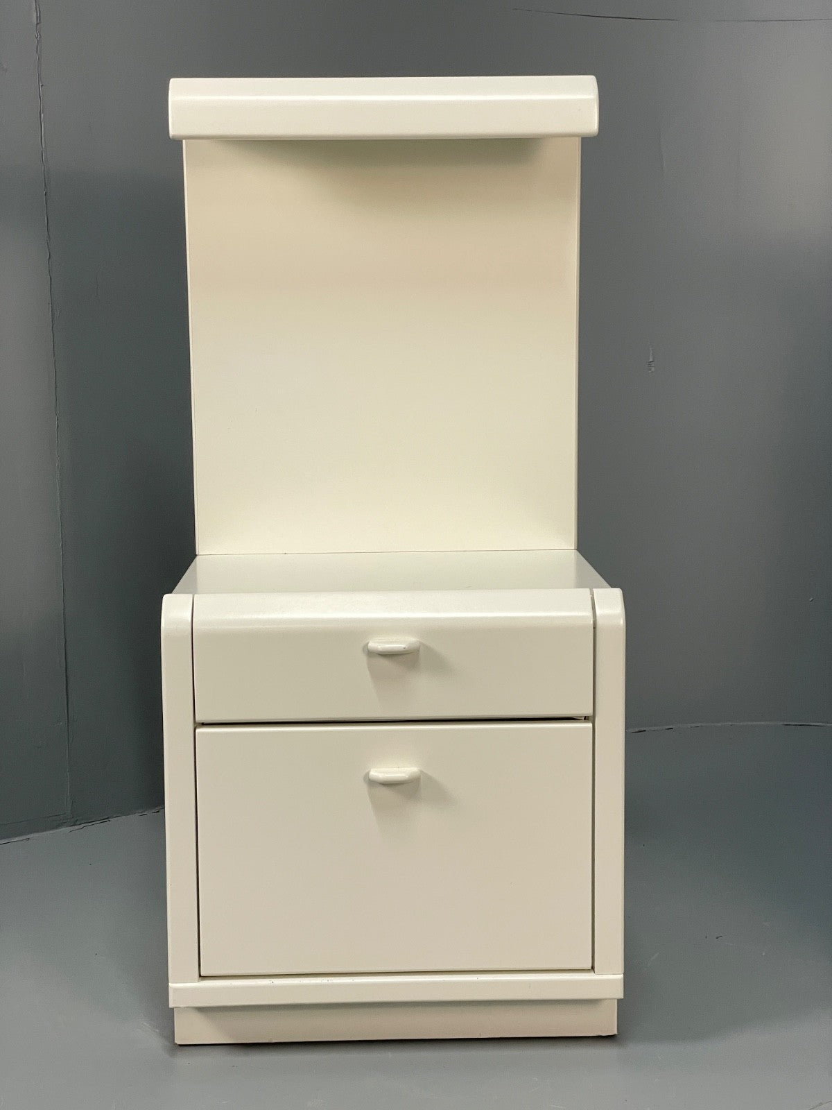 Vintage White Bedside Cabinets Pair By Hulsta Germany Retro 1980s EB11045 MWOO3