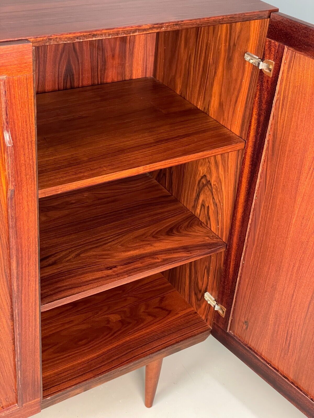 Vintage Danish Double Door Cabinet Adjustable Shelves EB8091 MWOO - UKDK FURNITURE