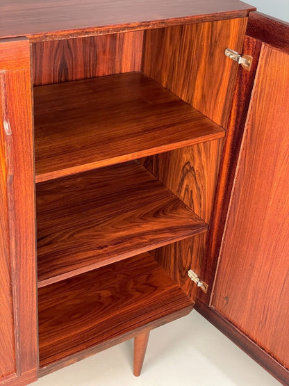 Vintage Danish Double Door Cabinet Adjustable Shelves EB8091 MWOO - UKDK FURNITURE