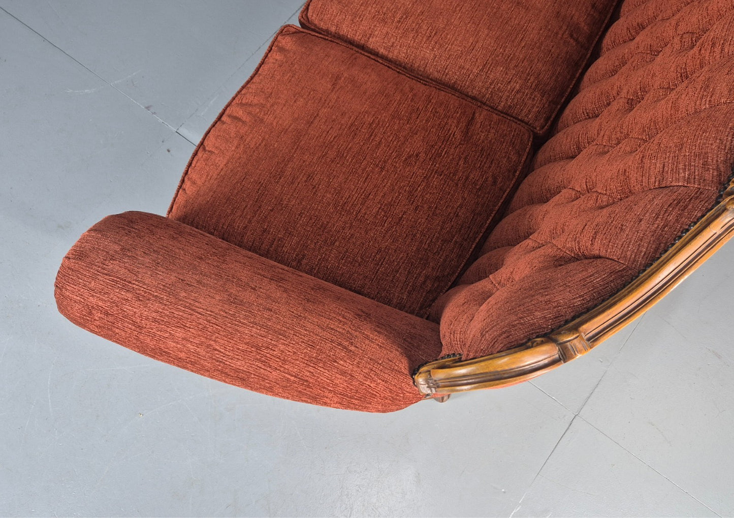 Vintage French Rococo Style Sofa 1970s Reproduction Quality  EB11661 V3SS17