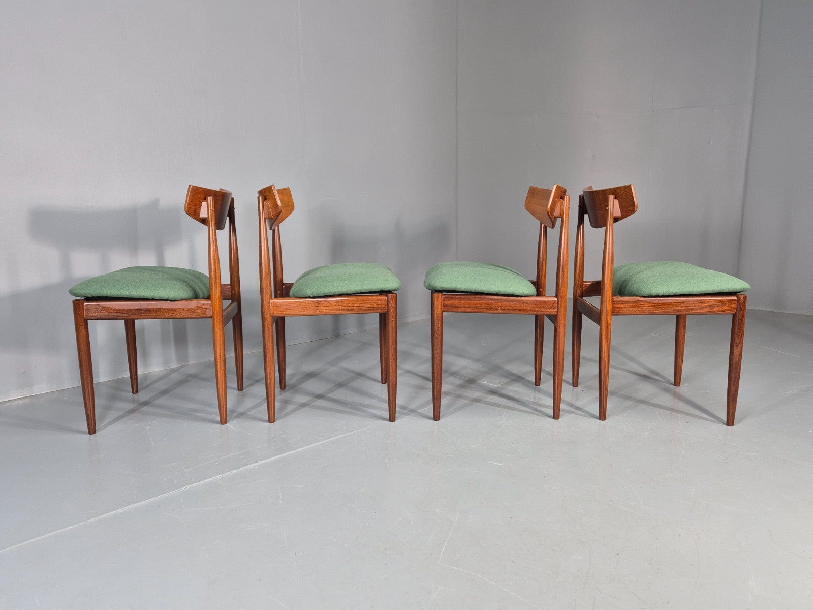 4 Vintage G Plan Dining Chairs Danish Design 1960s Retro MCM EB11484 MDIN5