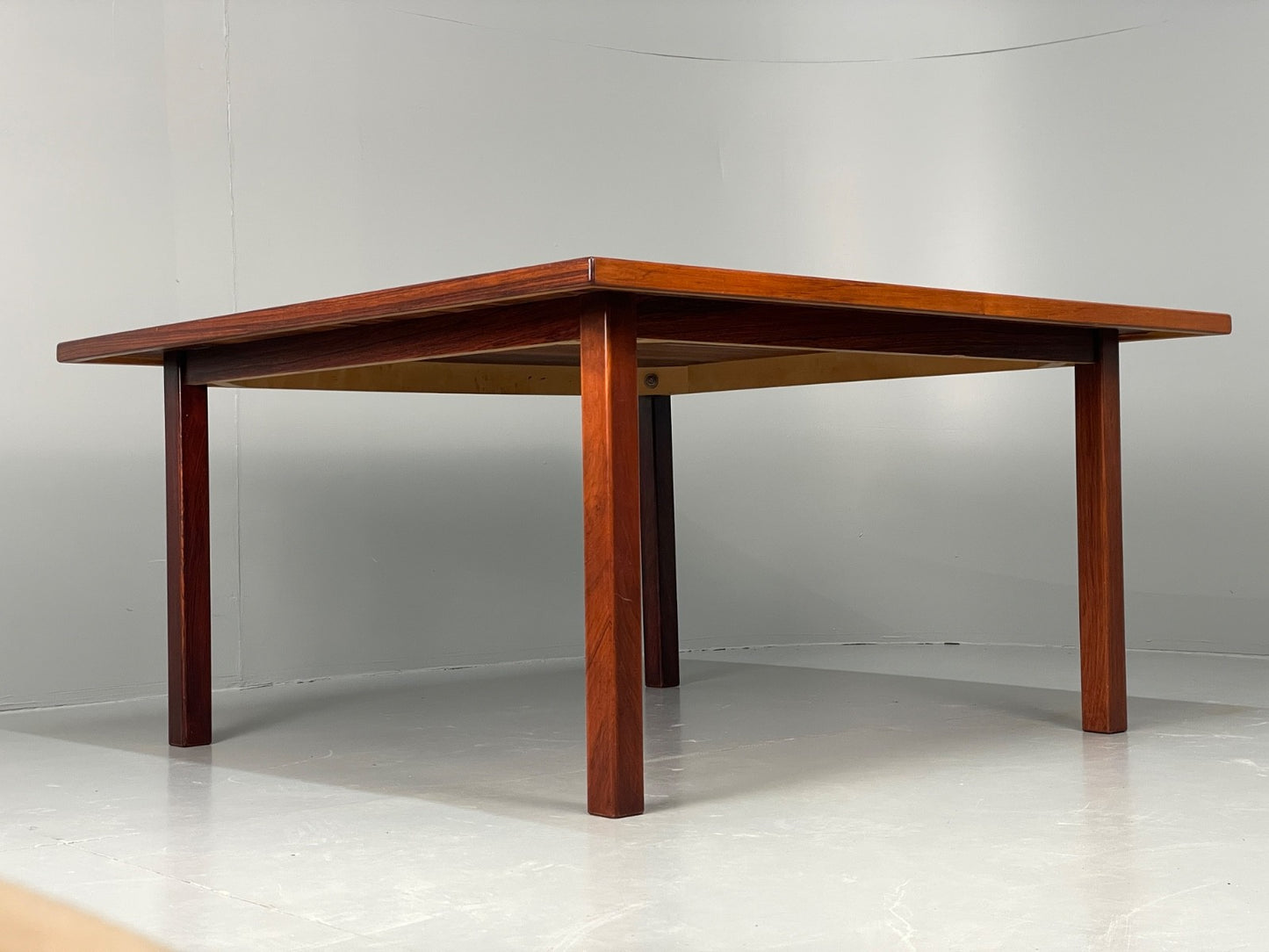 Vintage Square Coffee Table 1960s Swedish Mid Century Removable Leg EB11239 MWOO11