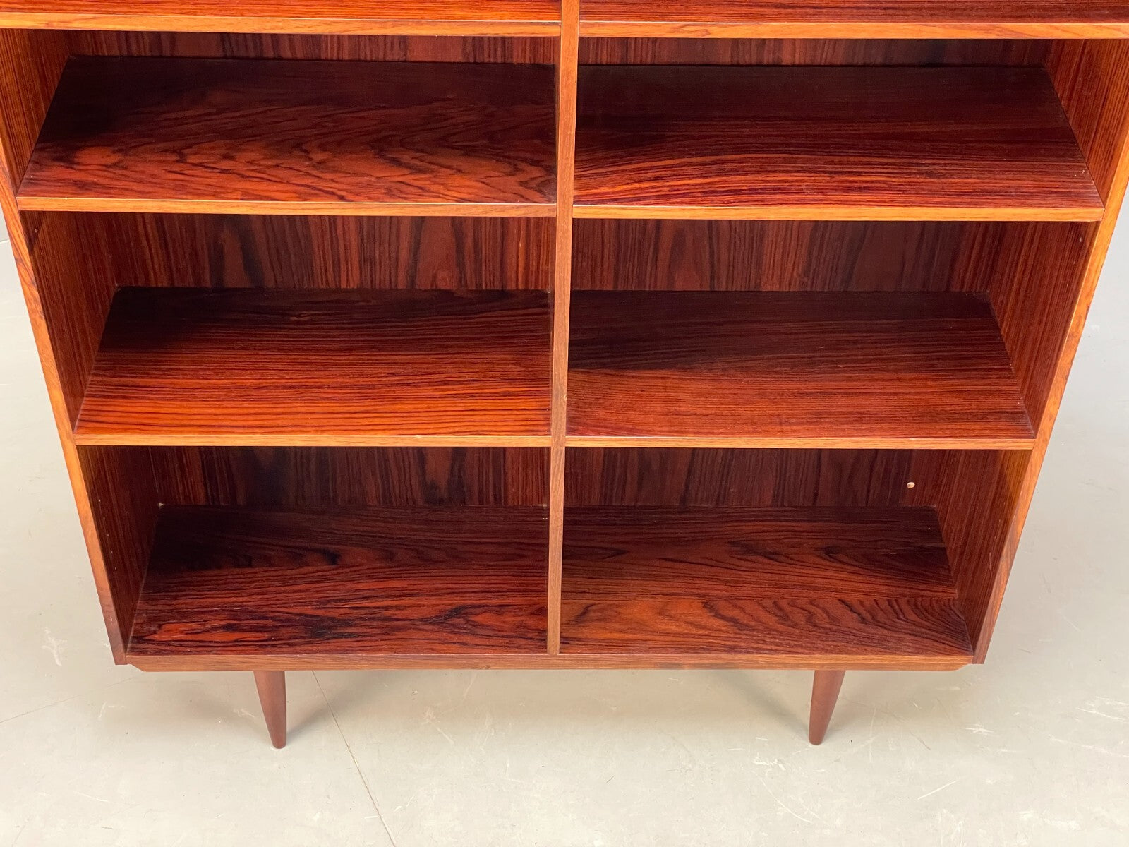 Vintage Danish Shelving Unit Retro Adjustable Storage Darkwood EB9103 MWOO - UKDK FURNITURE
