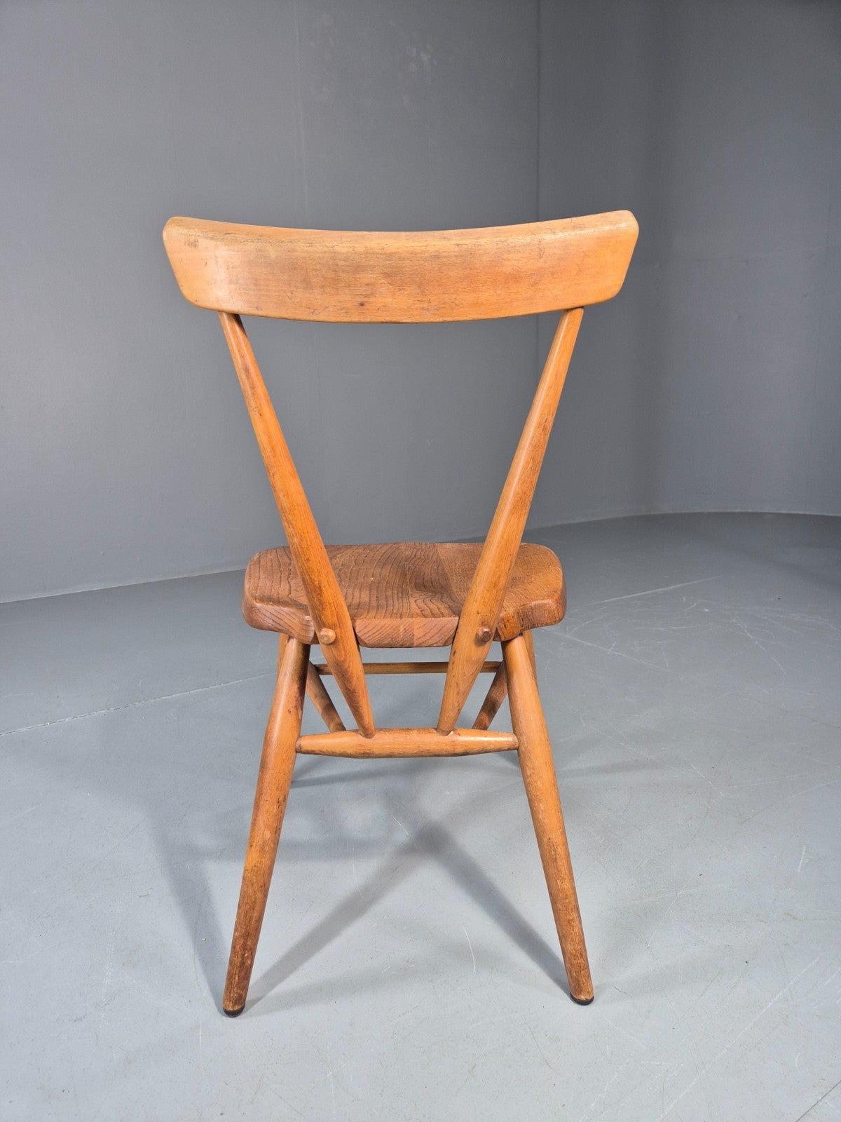 Ercol Stacking Chair Junior Elm and Beech 1960s Retro EB11422 MDIN8
