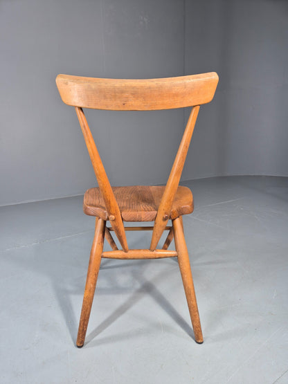 Ercol Stacking Chair Junior Elm and Beech 1960s Retro EB11422 MDIN8