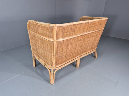 Vintage Rattan Two Seat Sofa 1970s Style Retro  EB11220 VBER12