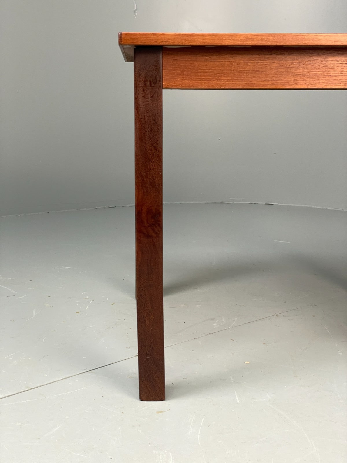 Vintage Teak Side Table 1960s Danish Square Removable Legs Retro EB11518 MWOO8