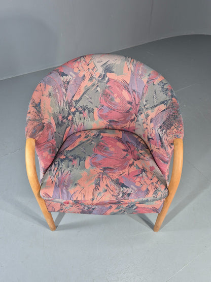 Vintage Tub Chair Stouby Multicoloured Danish Retro 1980s EB11347 MNOR2