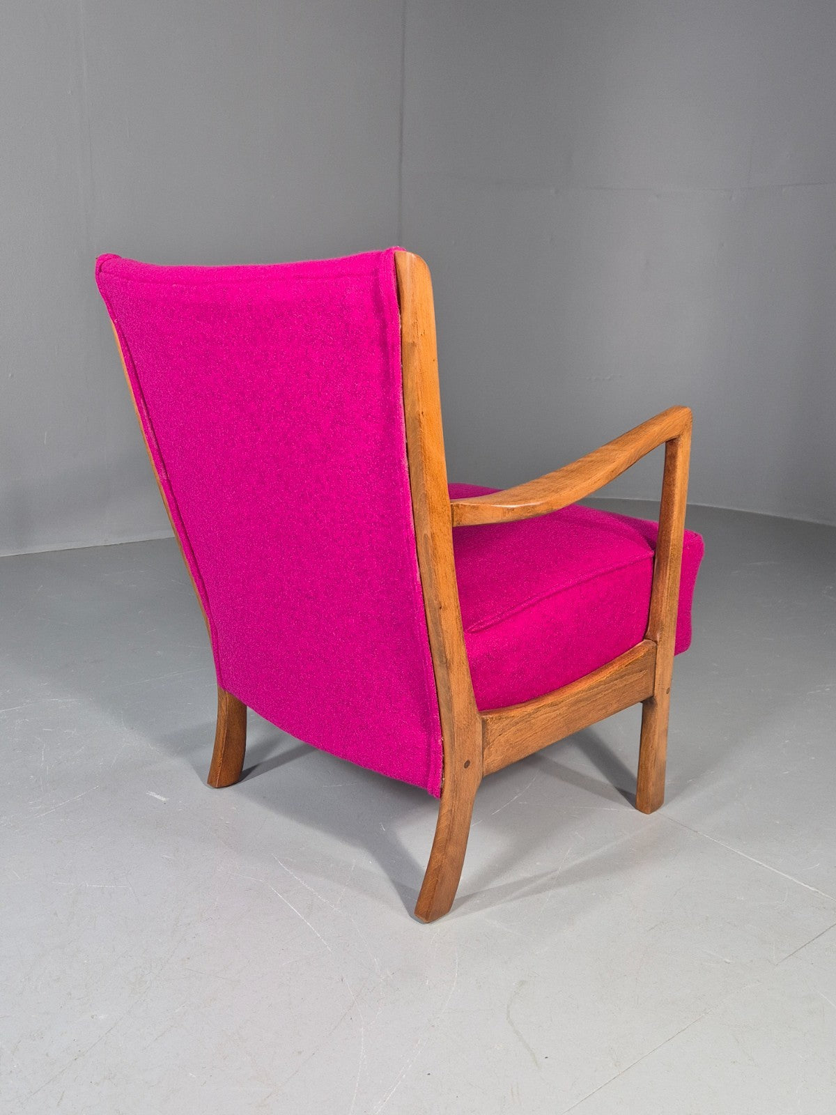 Vintage Mid Century Lounge Chair 1950s Swedish New Upholstery   EB11776 MNOR8