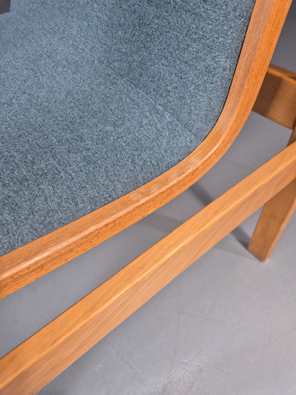 Vintage Bentwood Armchair Danish 1970 Retro Farstrup New Upholstery EB11212 MBEN8
