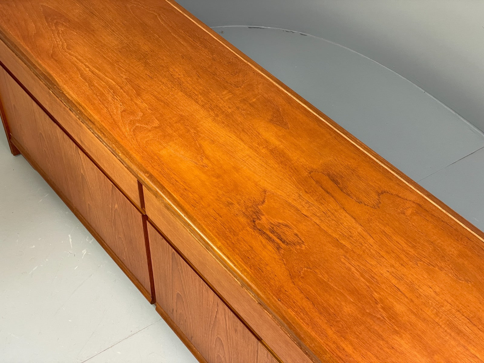 Vintage 1970s Teak Sideboard By William Lawrence Shelving Drawers EB10235 MWOO22