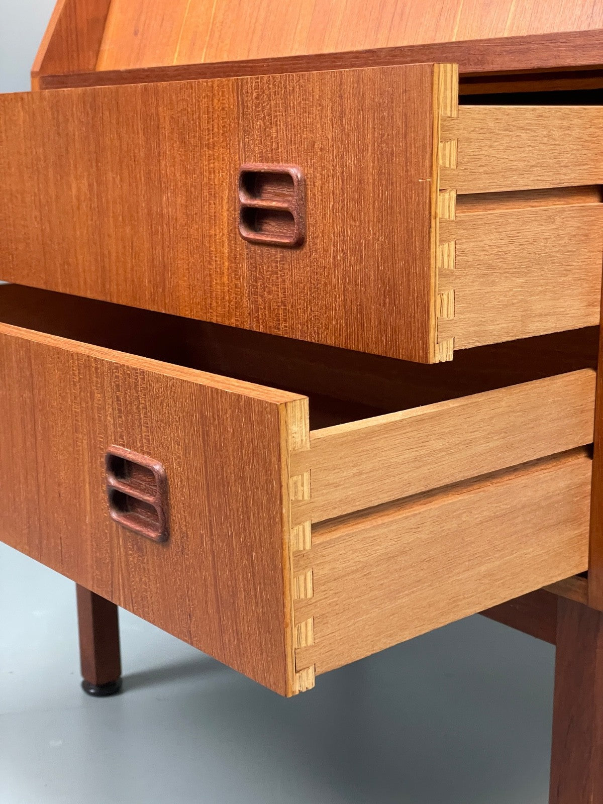 Vintage Danish Teak Bureau Retro 1970s Drawers By Gunnar Nielsen EB10964 MWOO13