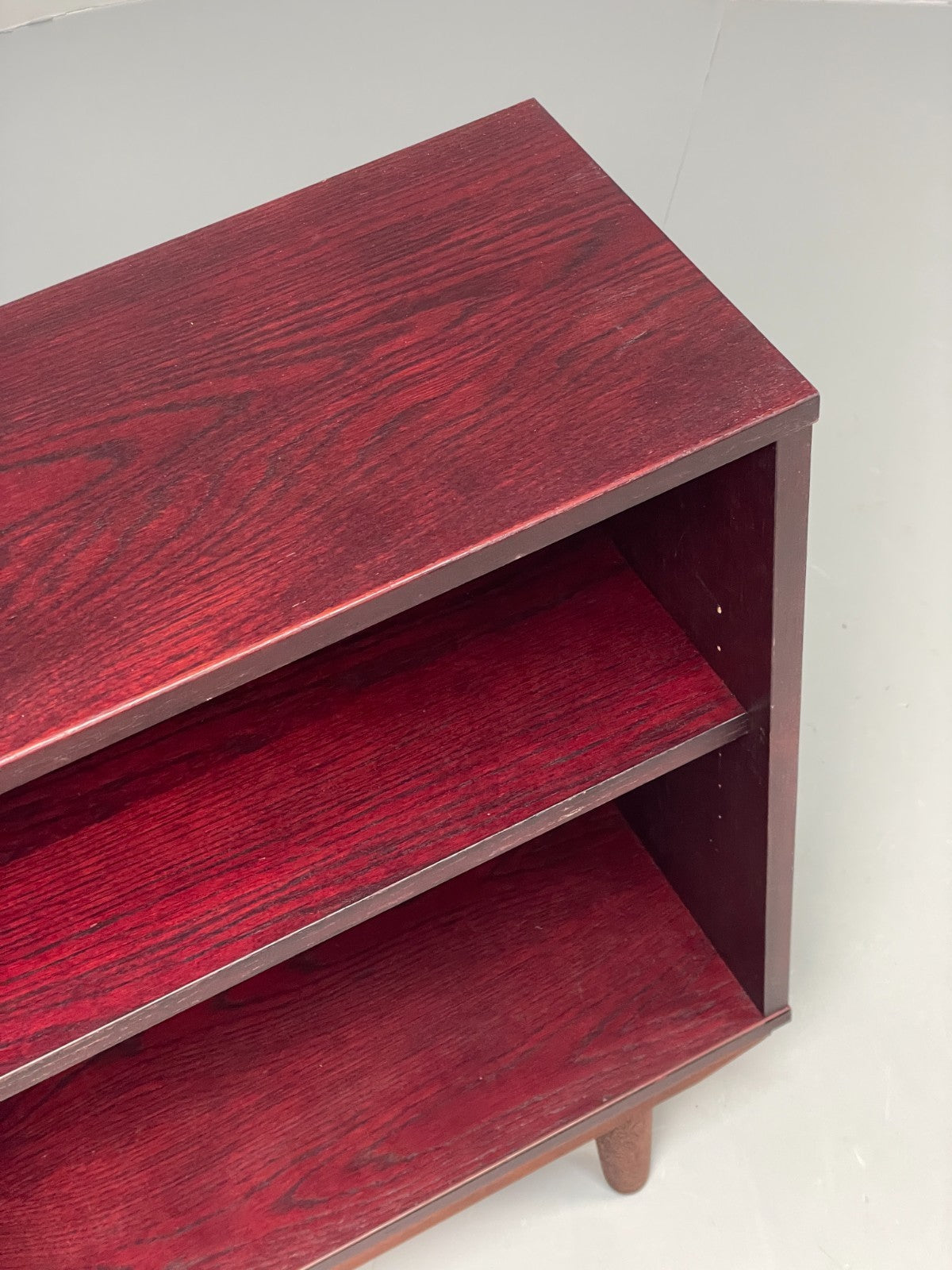 Vintage Dark Oak Bookcase Adjustable Shelf By Beaver & Tapley EB11497MWOO4