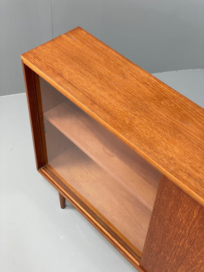 Vintage Teak Glazed Bookcase By H.Gibbs 1960s Shelving Retro  EB10968 MWOO5