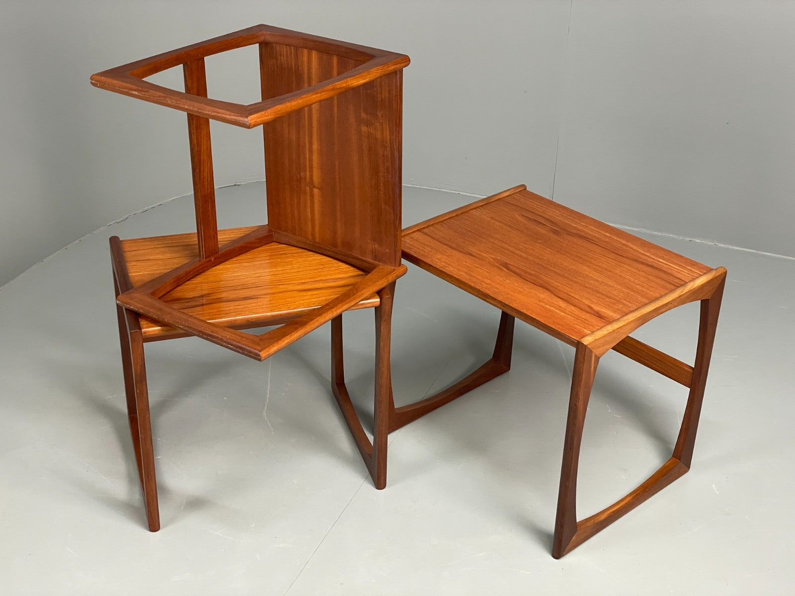 G Plan Nesting Tables Teak Quadrille Range Vintage Retro 1970s EB11678 MWOO17