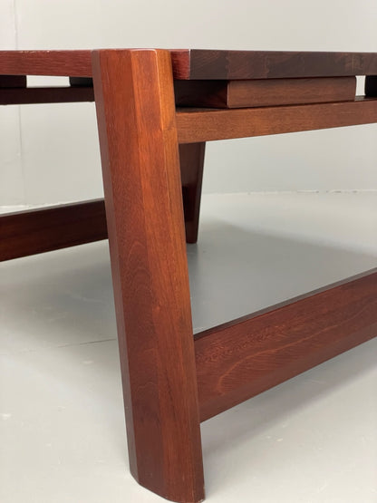 Vintage Square Coffee Table Attributed Percival Lafer 1980s Solid EB11183 MWOO5