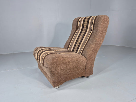 Vintage Armless Lounge Chair 1970s Retro EB11845 MNOR0