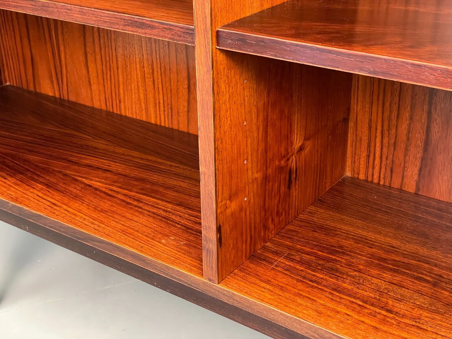 Vintage Danish Mid Century Bookcase By Brouer Adjustable Shelves EB8104 MWOO - UKDK FURNITURE