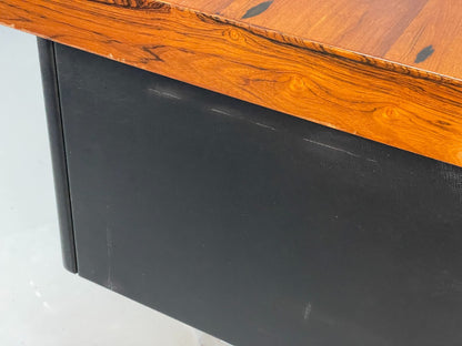 Vintage Gordon Russell Sideboard - Chrome Black Vinyl Mid Century EB10947 MWOO22