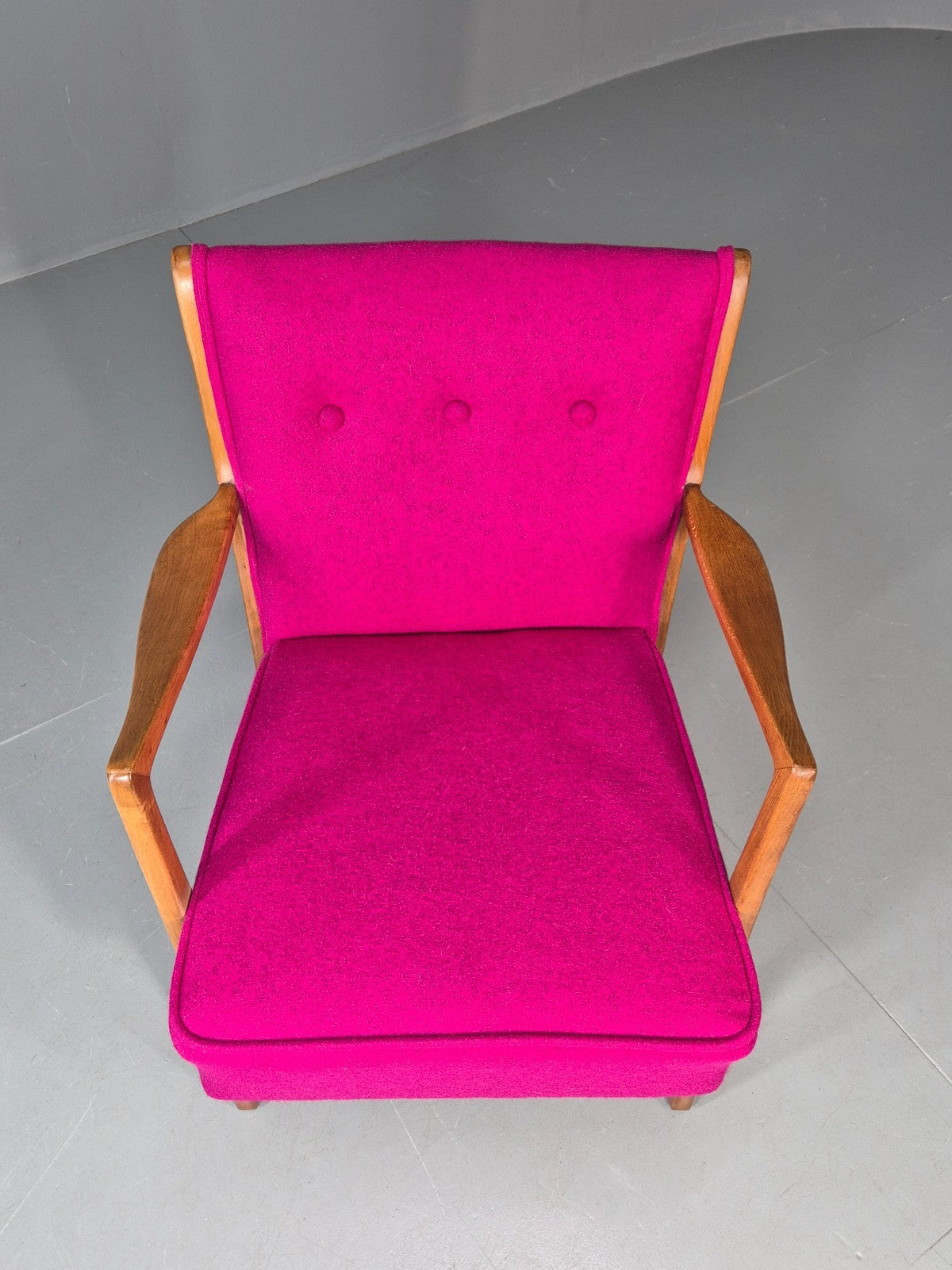 Vintage Mid Century Lounge Chair 1950s Swedish New Upholstery   EB11776 MNOR2