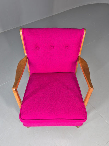 Vintage Mid Century Lounge Chair 1950s Swedish New Upholstery   EB11776 MNOR2