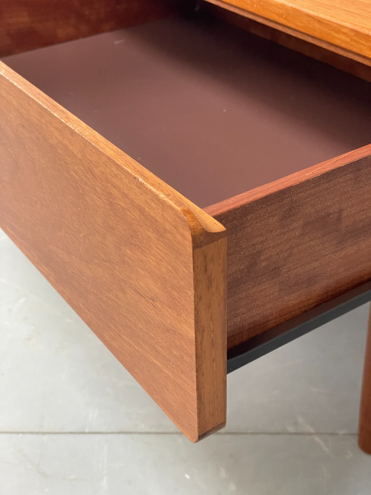 Vintage Teak Bedside Table With Drawer Beaver & Tapley 1970s Retro EB10681 MWOO4