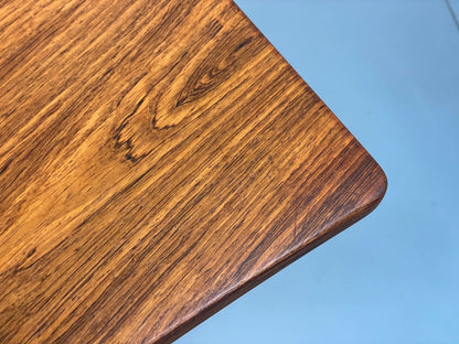 Curved 1960s Coffee Table Vintage Mid Century Danish With Shelf  EB10855 MWOO10