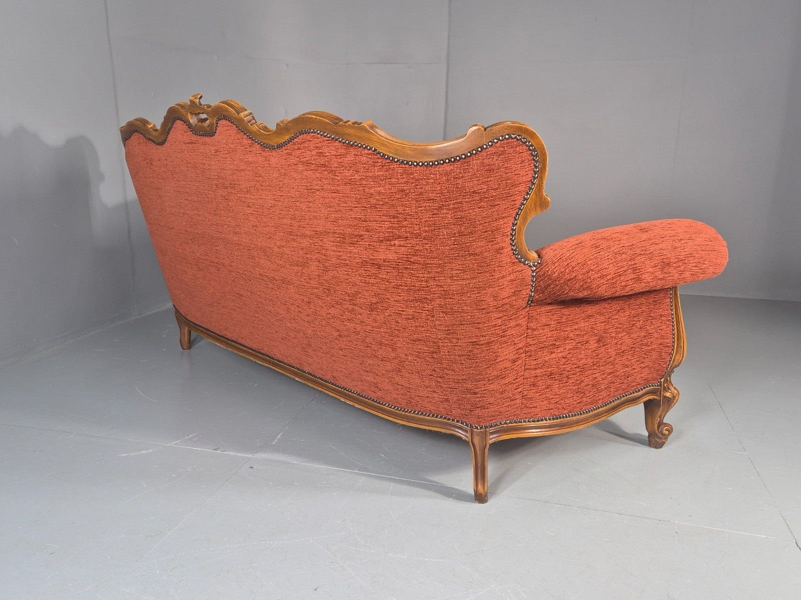 Vintage French Rococo Style Sofa 1970s Reproduction Quality  EB11661 V3SS13