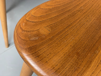 Ercol Pebble Nesting Tables Blonde Elm 1960s Mid Century Side Table EB11689 MWOO8