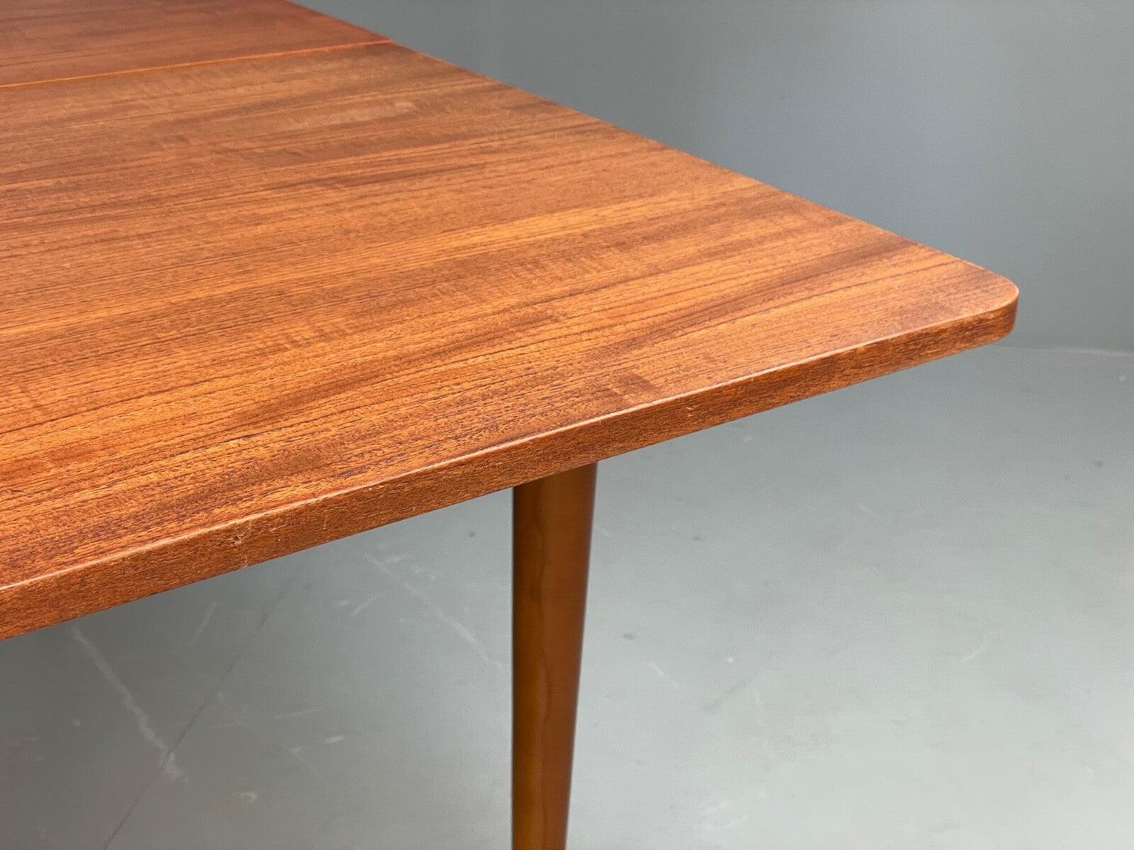 Vintage Teak Extending Dining Table With Removable Beech Legs EB9502 MWOO - UKDK FURNITURE
