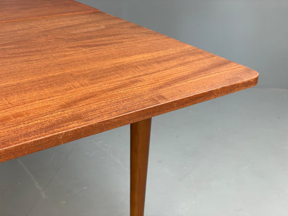Vintage Teak Extending Dining Table With Removable Beech Legs EB9502 MWOO - UKDK FURNITURE