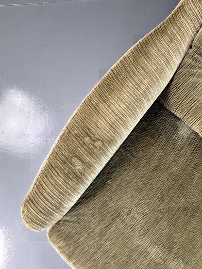 Vintage Swedish Wingback Chair Green Rosewood Bender Ikea 1960s MCM EB6997 MNOR5