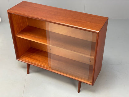 Vintage Teak Glazed Bookcase By Herbert E. Gibbs Retro Shelving EB8834 MWOO - UKDK FURNITURE
