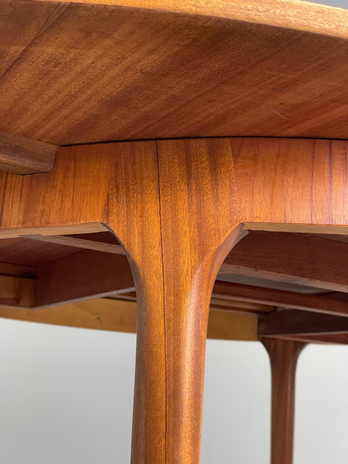 Vintage McIntosh Dining Table Circular Teak Extending 1960s Retro EB11685 MWOO9