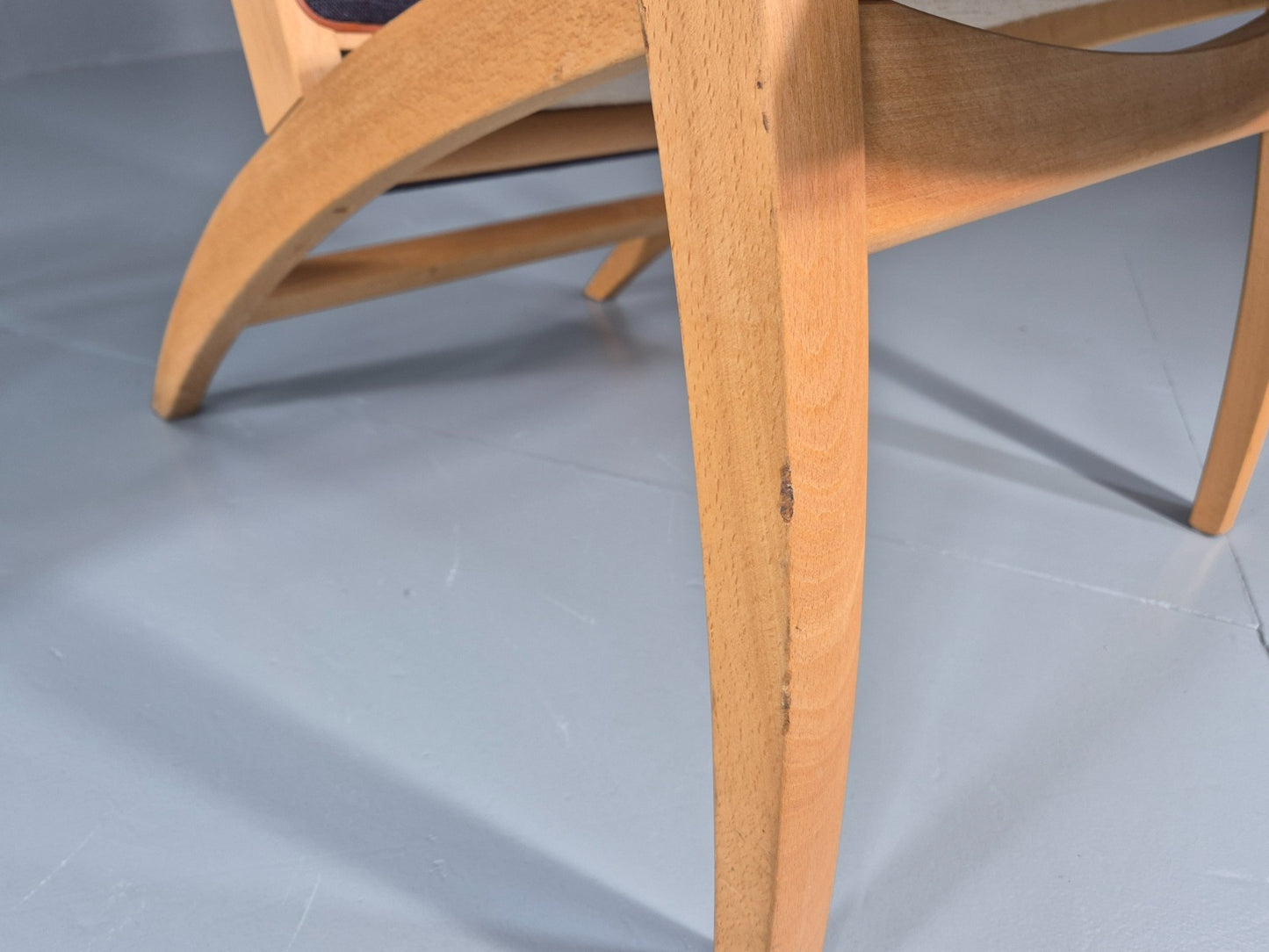 Vintage Danish Lounge Chair and Footstool Luna by Morten Gottler EB11357 MNOR15