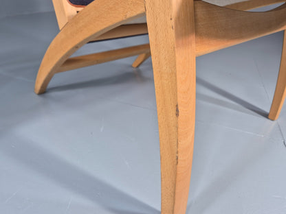 Vintage Danish Lounge Chair and Footstool Luna by Morten Gottler EB11357 MNOR15