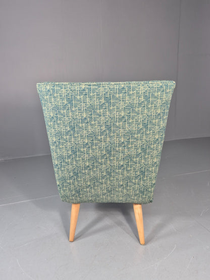 Vintage Swedish Retro Chair Newly Upholstered Hobby Chair Drawer EB11084 MNOR12