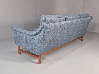 Vintage Three Seater Sofa 1960s Danish New Upholstery Mid CenturyEB11479 M3SS15