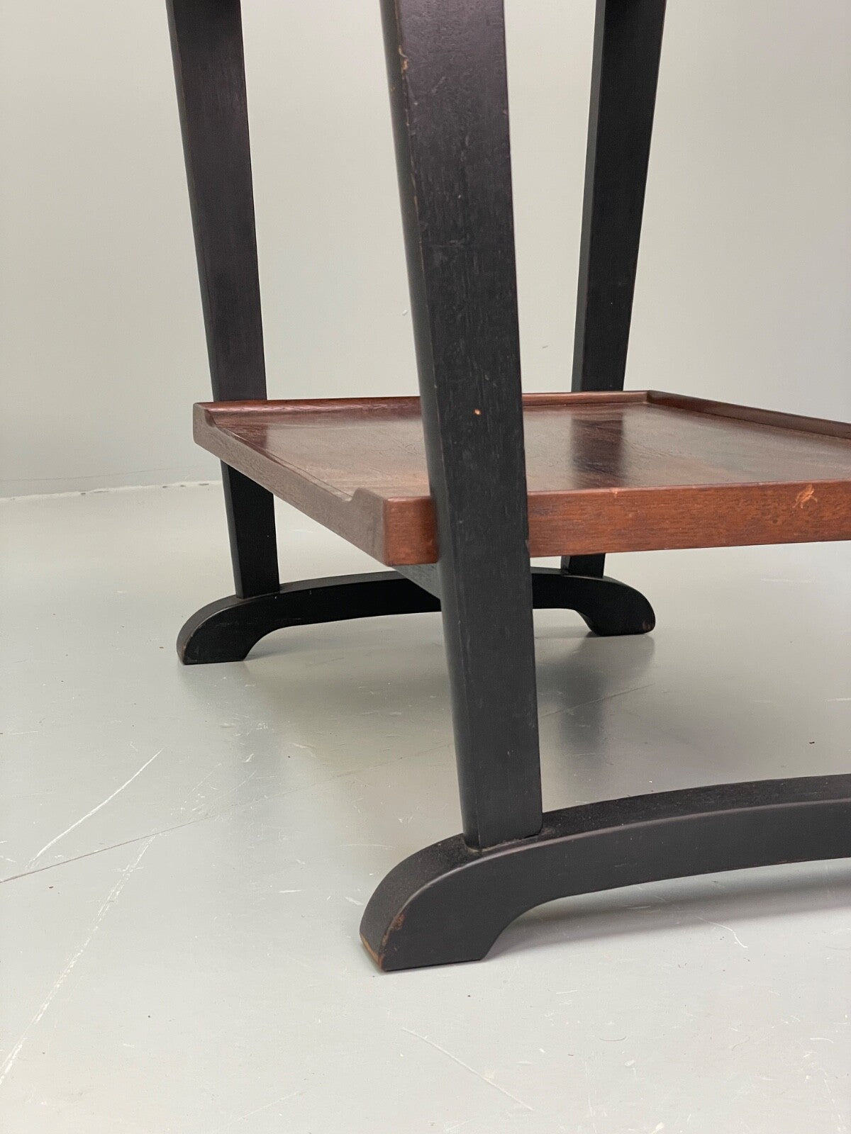 Vintage Danish Card Table Extending Top Felt Lined Mid Century 1960s EB9756 MWOO - UKDK FURNITURE
