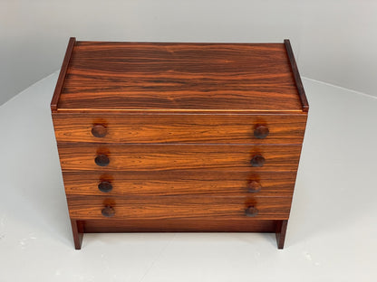 Vintage Chest Of Drawers - Danish 1970s Retro Curved Handles EB10833 MWOO2