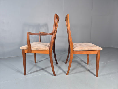 6 G Plan Dining Chairs High Back Fresco Range Red Badge 1980s Retro EB11251 VDIN8