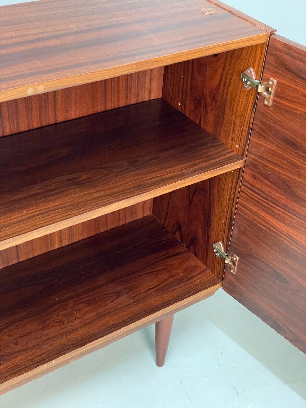 Vintage Danish Small Cabinet Adjustable Shelving Retro Mid Century EB9104 MWOO - UKDK FURNITURE