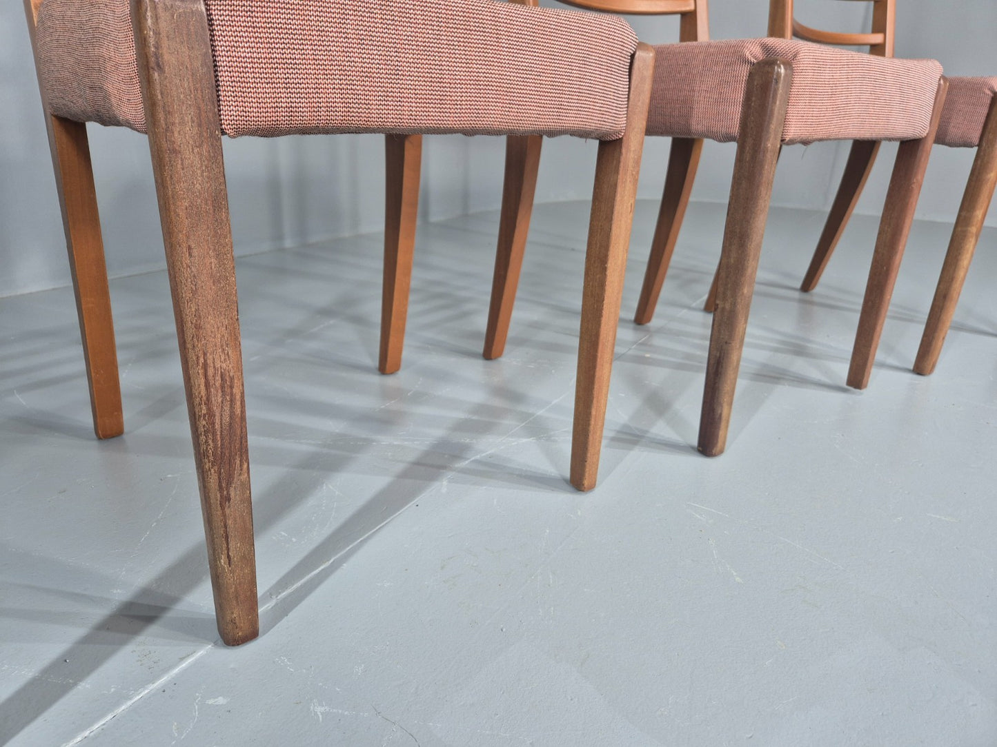 4 Vintage Mid Century Dining Chairs 1960s Retro New Upholstery  EB11823 MDIN12