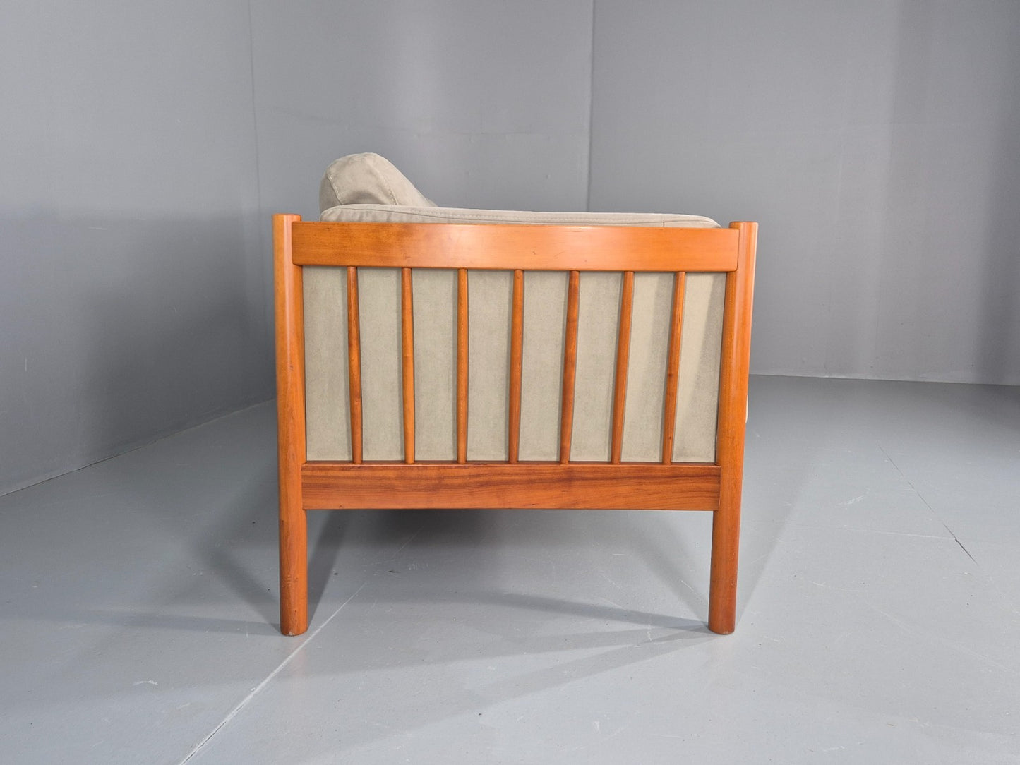 Vintage 3 Seat Settee Mid Century Danish Design Beech Wood Frame EB10553 M2SS10