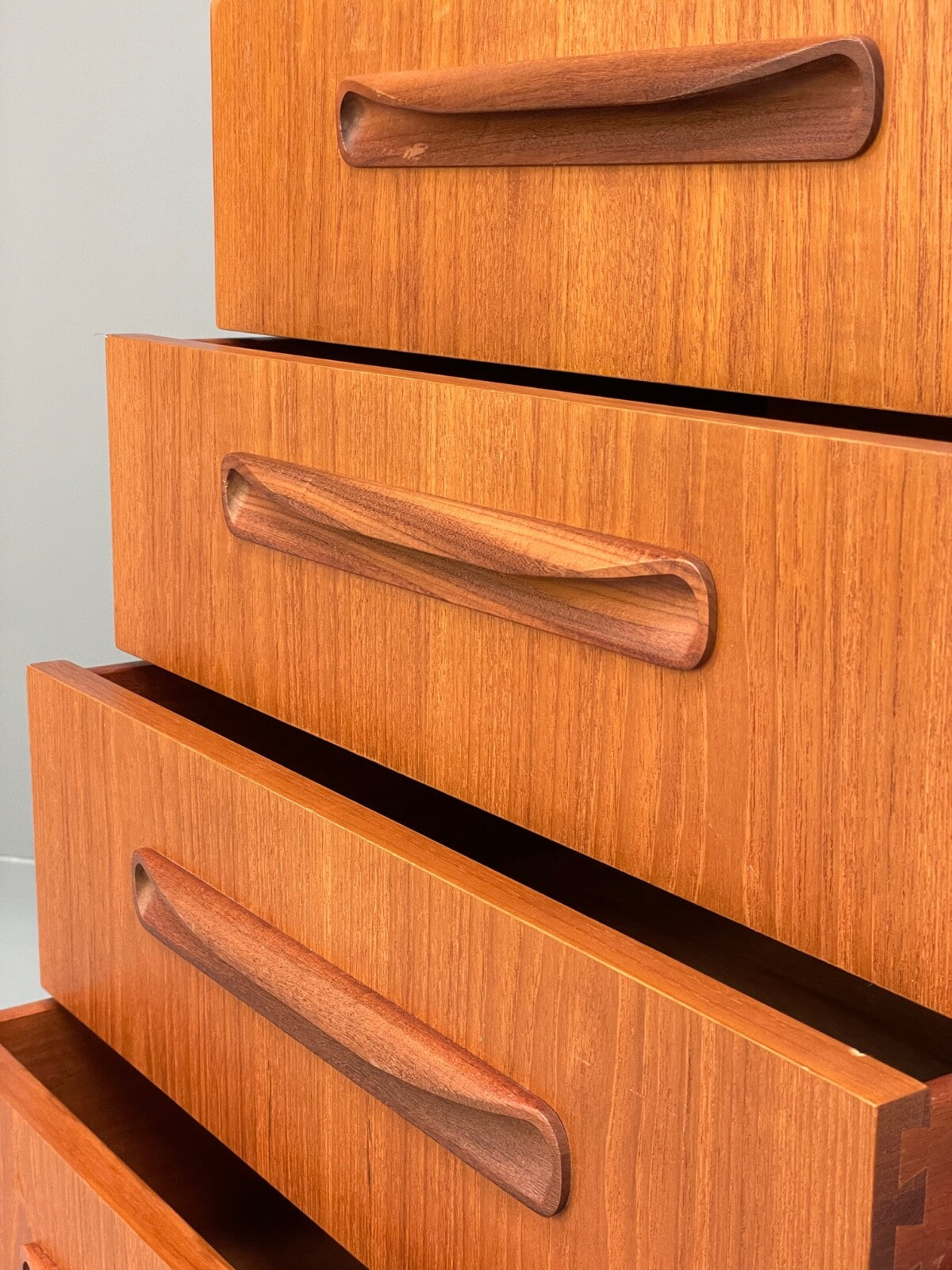 Vintage G Plan Teak Chest Of Drawers Tallboy Fresco Range Retro EB9738 MWOO - UKDK FURNITURE