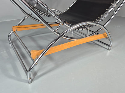 Vintage Bauhaus Style Chaise Longue Ahlberg for Swecco 1980s Retro  EB11112 M4SS3