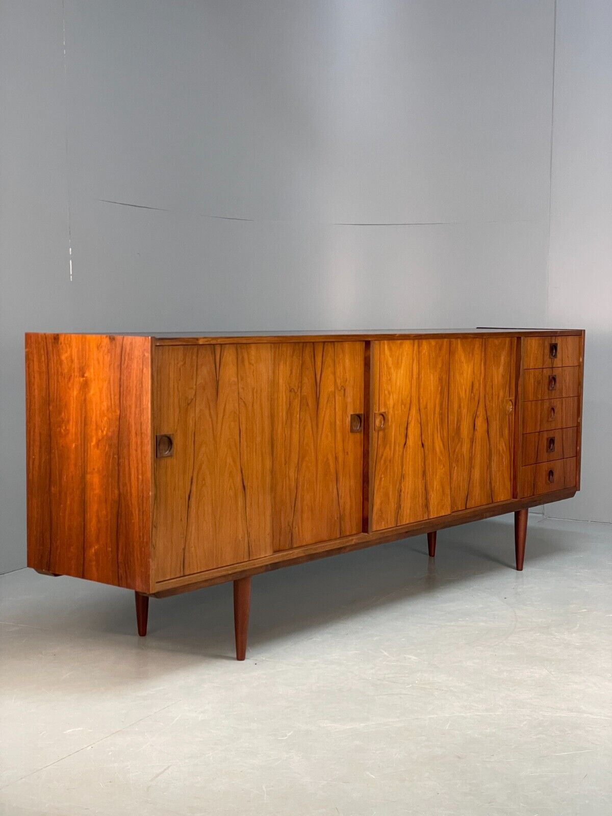 Vintage Danish Large Sideboard Shelving Drawers Retro Storage EB8847 MWOO - UKDK FURNITURE