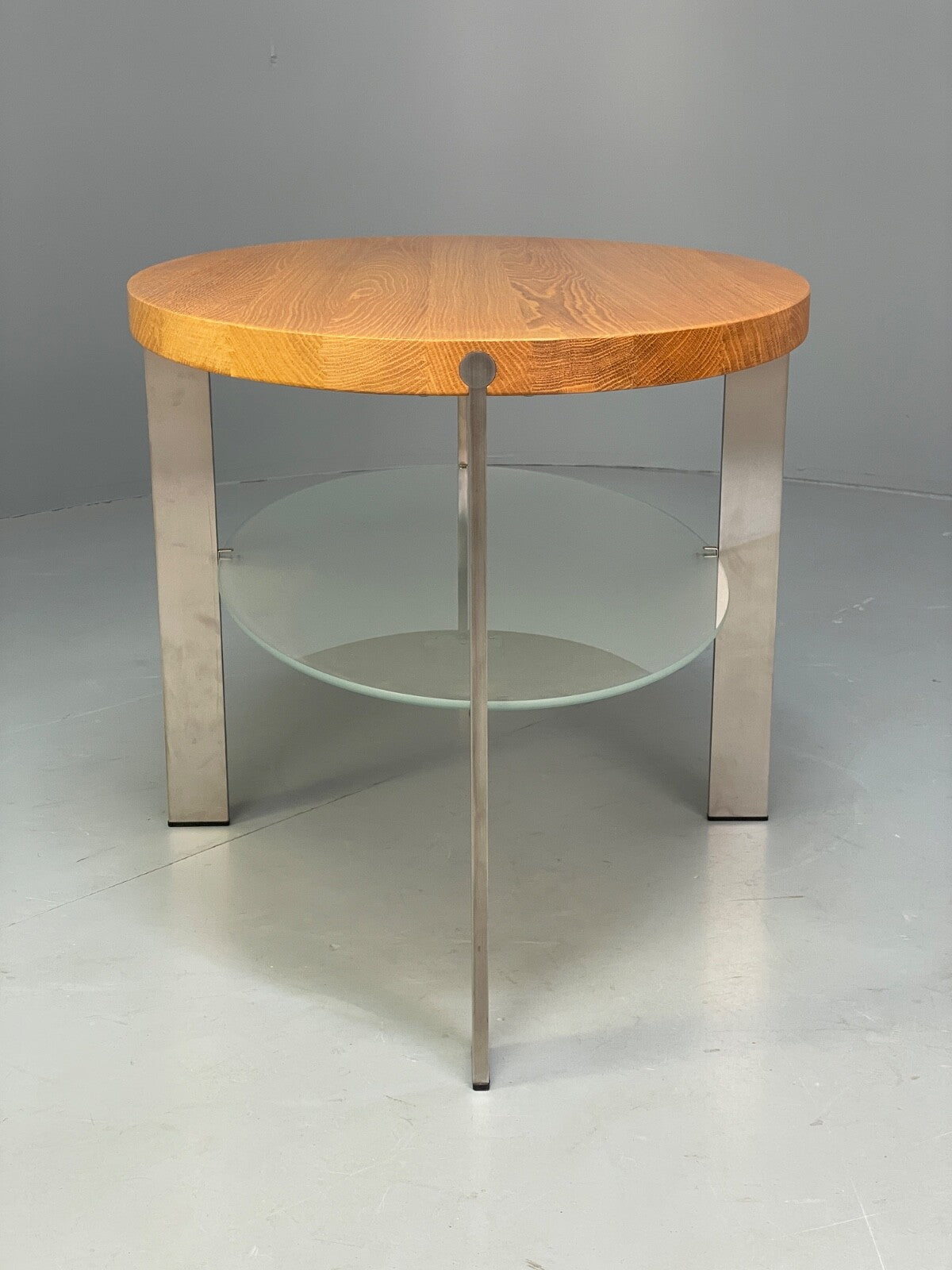Danish Oval Coffee Table Oak Steel Designed By Ebbe Gehl Naver EB9509 MWOO - UKDK FURNITURE