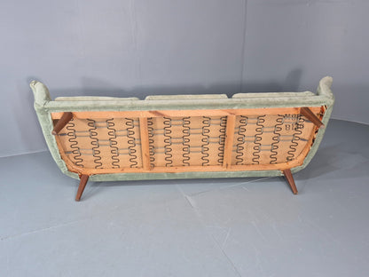 Three Seat Midcentury Sofa 1960s Sweden Teak Legs Retro EB11081 M3SS10